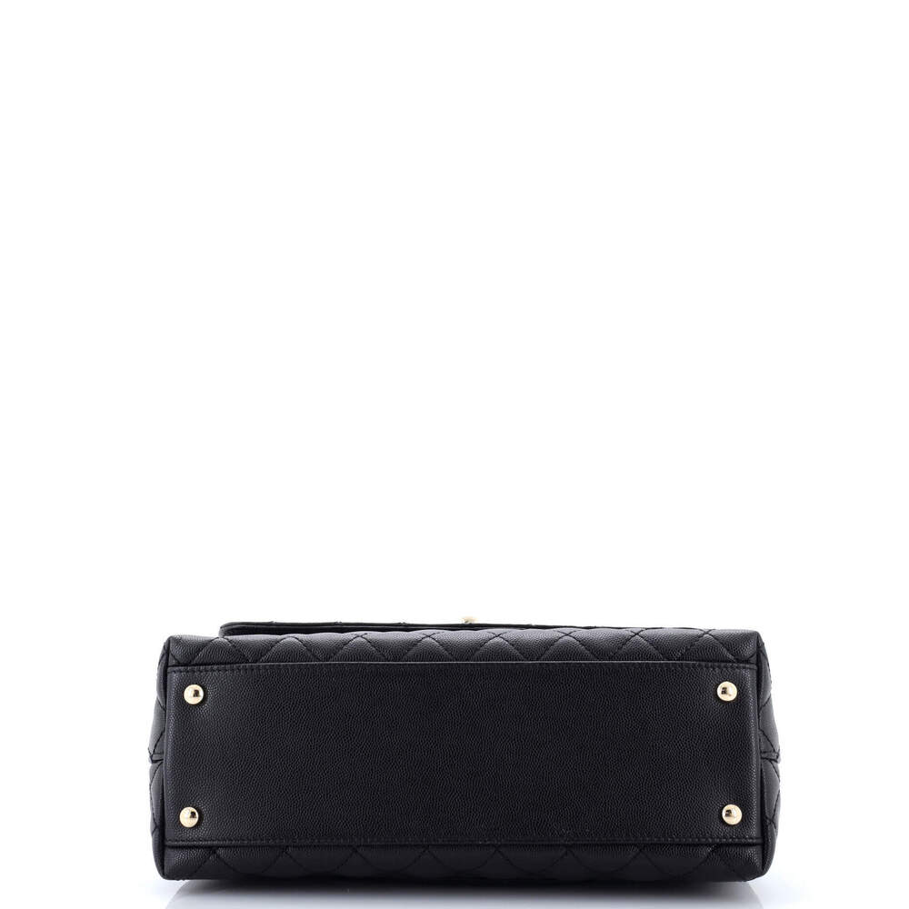 Chanel Small Coco Top Handle Bag Quilted Caviar - Picture 4 of 5